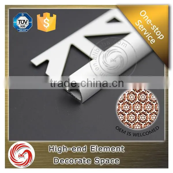 Quality and Quantity Assured Aluminium Quarter Round Tile Trim Aluminium Metal Tile Trim photo-2