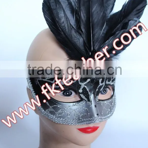 Wholesale Carnival Dance Goose Feather Party Mask For Female photo-6