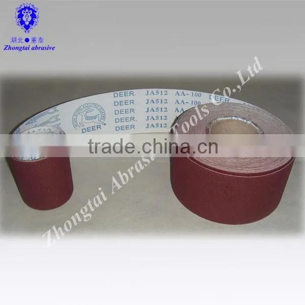 J-weight High Cotton Abrasive Sand Cloth Roll for Machine photo-4