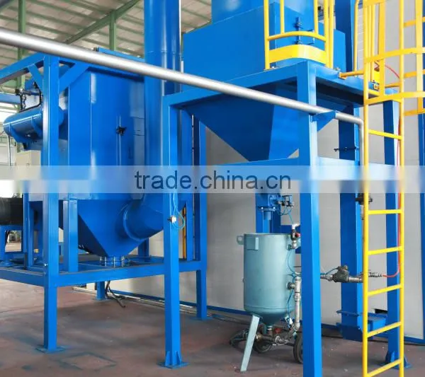 Automatic Sand Peening Room With Protable Sand Blasting Tank photo-2