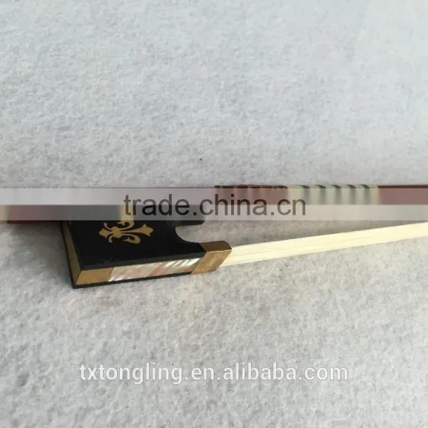 Sliver Flower Violin Bow Hair Colored Cello Bows photo-2