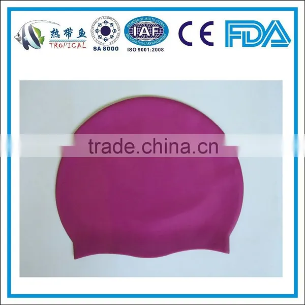 Super Flexible Silicone Swimming Cap,adult Swimming Cap photo-5
