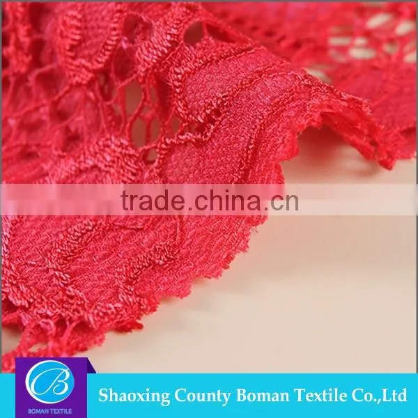 Fashion Fabric Supplier Top-end Fashion Dress Nylon Spandx Lace Fabric