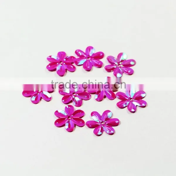 Red Bulk Colorful Flower Loose Sequin in 2014 New Design photo-3