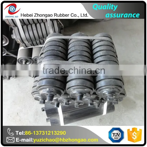Wholesale Black No Maintenance Lubrication Rubber Conveyor Roller