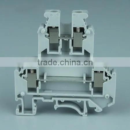 UKK5 4mm din rail double layer terminal connector