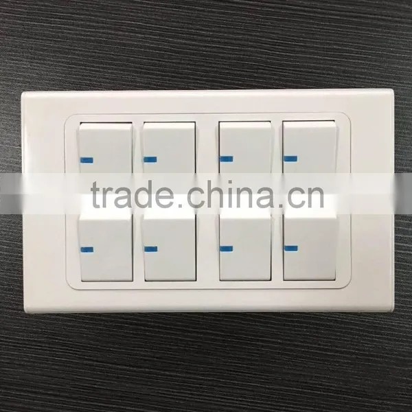 Pakistan Wall Switch 8+2 Gang Switch Plate photo-6