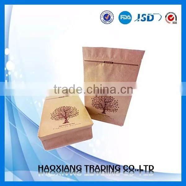 Custom Printed Logo OEM Biodegradable Flat Bottom Pouch,promotional Reclosable Flat Bottom Bag