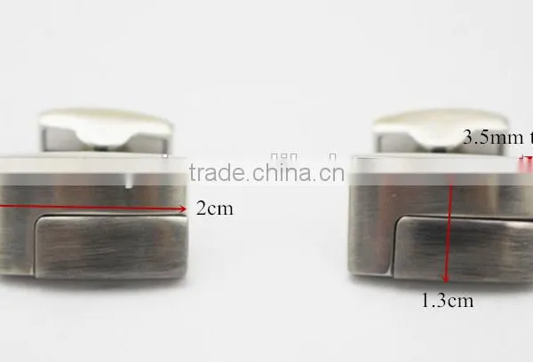 Stylish Mens Shirt Matte Silver Cufflinks Matt Blank Cufflink photo-2