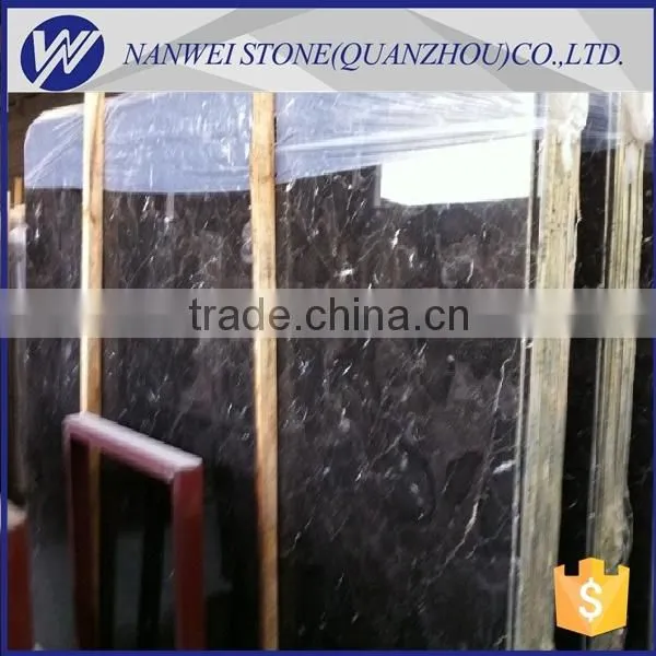 Dark Emperador Marble Floor Tiles for House Project photo-3