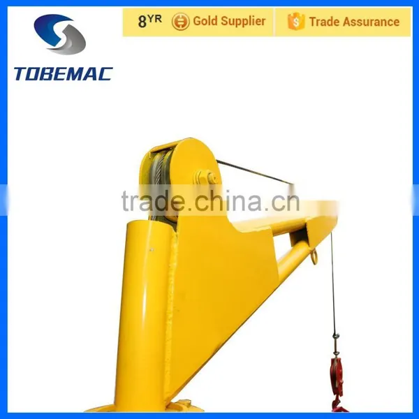 TOBEMAC Hydraulic Small Crane for Lifting Materials photo-5