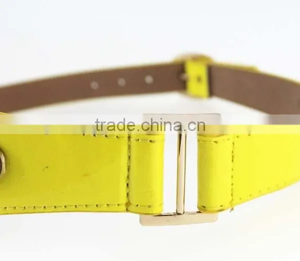 Hot Sale Women's PU Fashion Girls Dresses Belt With Shiny Metal Accessories for Dress photo-4