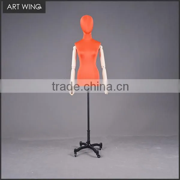 Display Body Form Female Fiberglass Fabric Dress Form Mannequin Canada photo-2