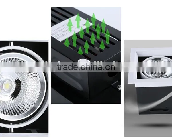 One Head 12W COB LED Grill Light Ceiling Light photo-5