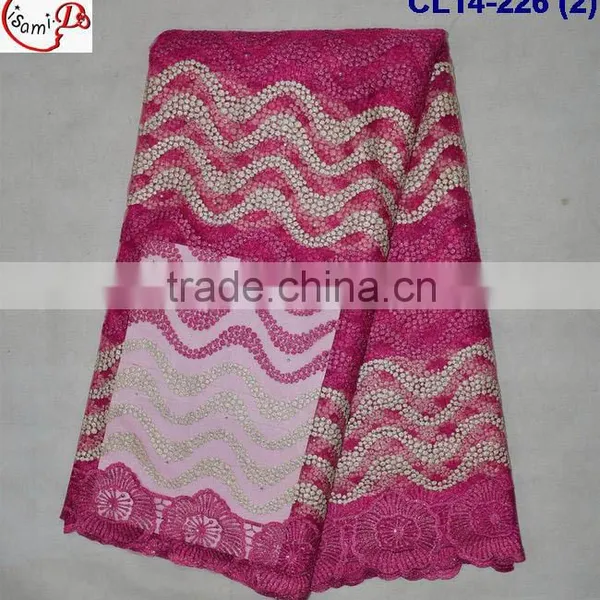 CL14-226 Elegant French Lace Fabric ,women Making Dress Fabric Net Tulle Lace Fabric photo-5