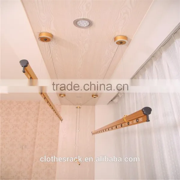 Wholesale Furniture Hand Control Lifting Clothes Hanger Rack photo-3