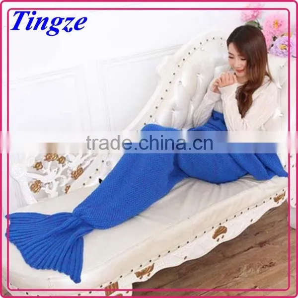 2016 New Arrival Personality Blanket Mermaid Mermaid Tail Blanket Mermaid Blanket