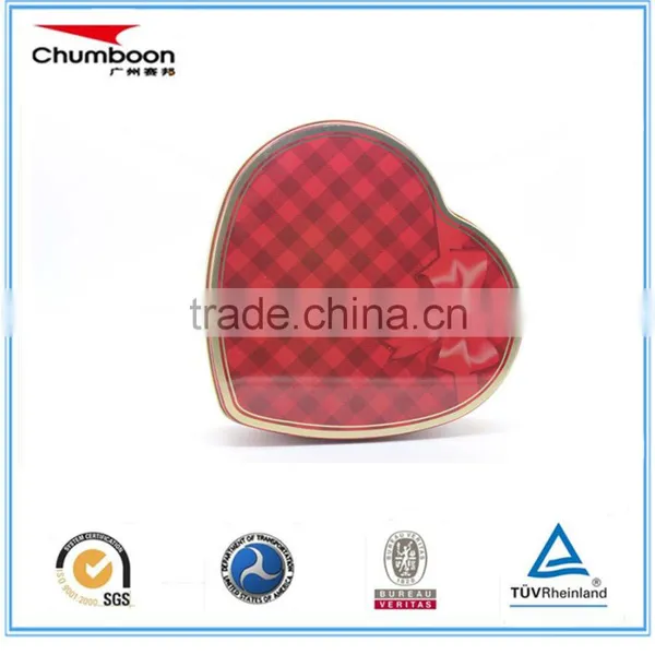 Hearted Shape Tin Box for Candies photo-2