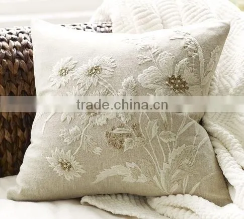 Luxury Embroidery Cushion Cover ,Latest Design Pillow Cover,handmade Embroidery Cushion Cover