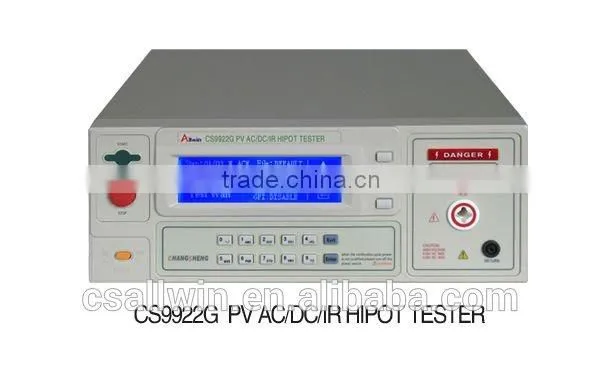 AC/DC Dielectric Strength Tester,Insulation Resistance Tester Hipot Withstanding Voltage Tester IEC61730 IEC61215 IEC61646