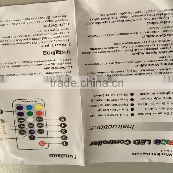 High Quality 17 Key Rgb Controller for Led Strips photo-4