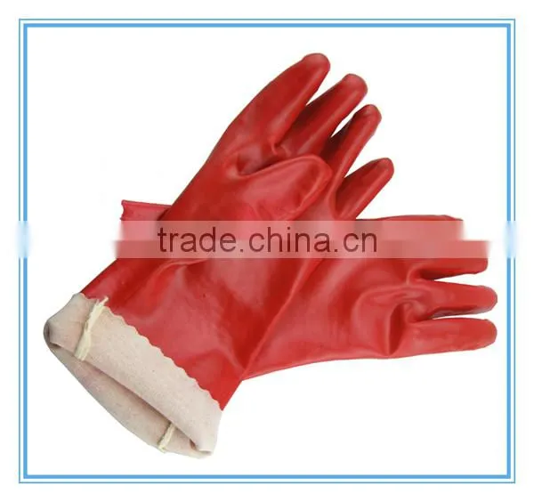 PVC Dipped Industrial Gloves Safety Working Gloves Cut Gloves photo-4
