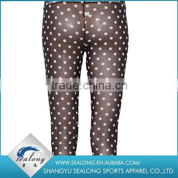 Wholesale Cheap Gym Wear Yoga Fitness Hot Sexy Leggings for Mature Women photo-2