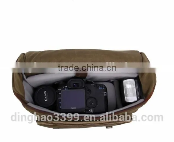 European Style Camera Bag Canvas Retro Bag Online Shopping DSLR Camera Bag photo-3