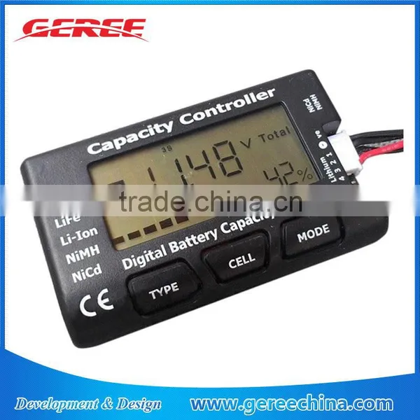 RC 7 Function Digital Voltmeter Battery Capacity Tester For LiPo LiFe Li-ion(2-7s) Nicd NiMH DE(4-7s) photo-3