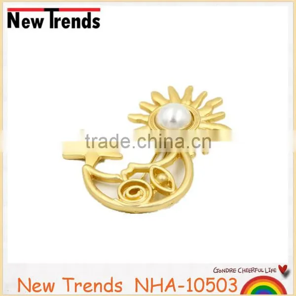 Moon star and sun bridal hairgrip, hair barrette women hairpins