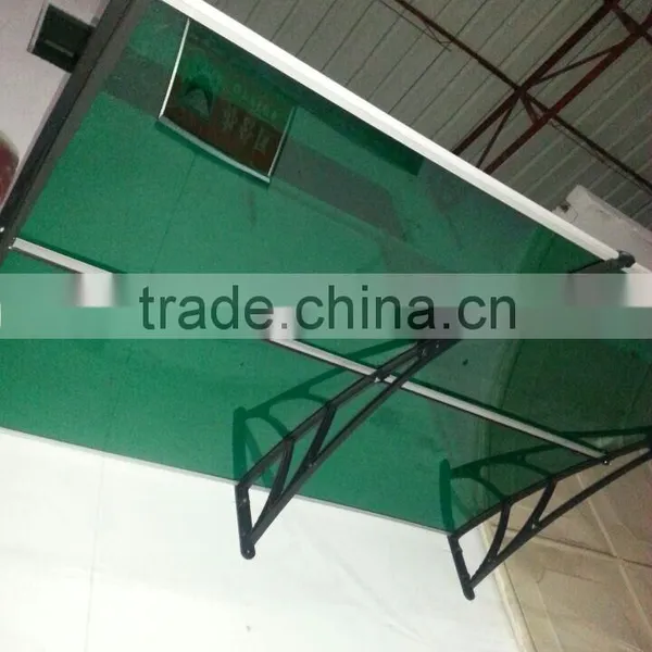 New Arrival 1.5M Assembled PC Polycarbonate Metal Aluminum Awning Celling Brackets for Porch and Window photo-4
