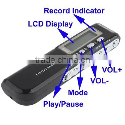 Support Telephone Recording VOX Function 4GB Digital Voice Recorder Dictaphone MP3 Player photo-3