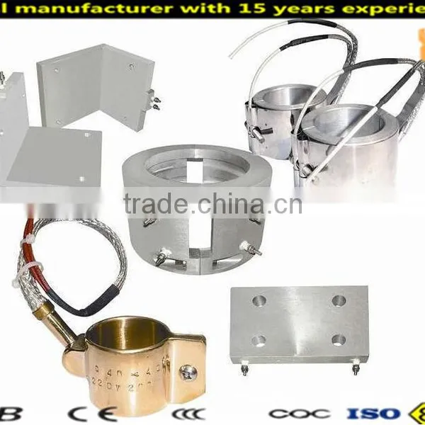 Plastic cast in aluminium heater made in China