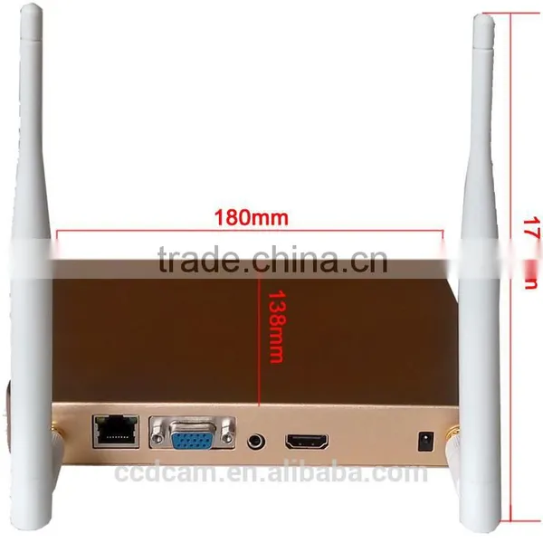 H.264 NVR Kits CCTV Wireless Camera 1.3MP Network Camera IP 2.4ghz Mini USB Wireless Camera With Receiver photo-2