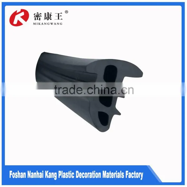 Rubber Fender Weatherstripping a Door