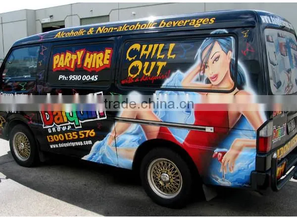 China Top Media Supplier Eco-solvent Ink Self Adhesive Vinyl (Bubble Free),Car Sticker, Outdoor Vinyl for Car Body Decoration photo-2