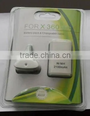 Hot Selling for XBOX360 Slim Battery With Controler Cable