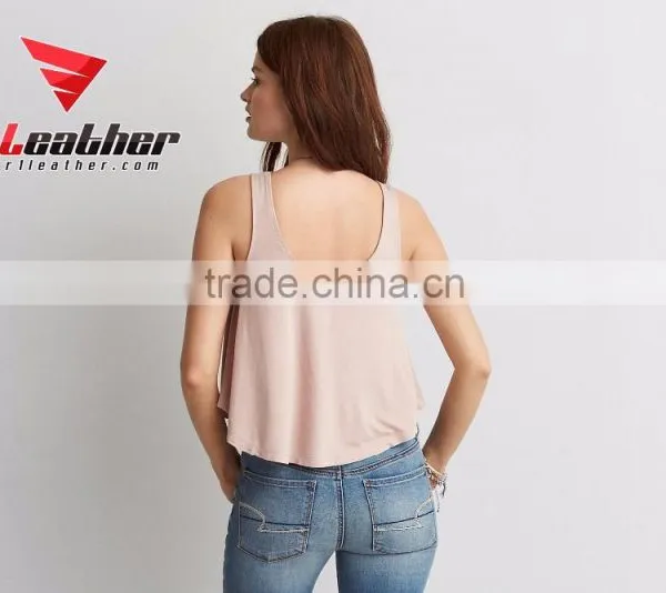 2015 Ladies Black Gym Stringer Singlet/sexy Yoga Wear Tank Top for Women photo-2