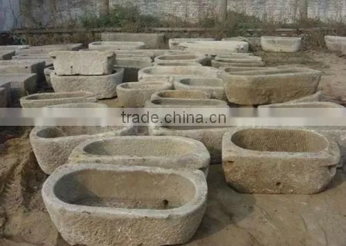 Aniqued Stone Water Trough photo-2