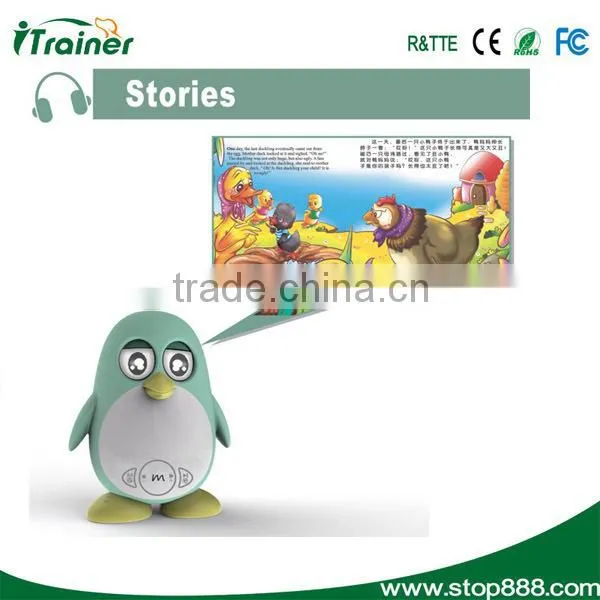 Eco friend cartoon kids learning machine language learning machine