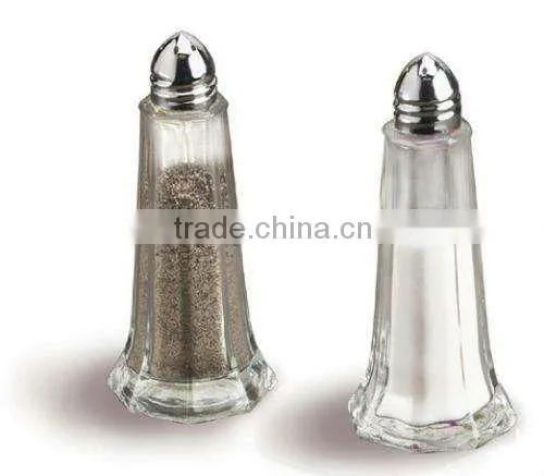 Clear Glass Spice Jar