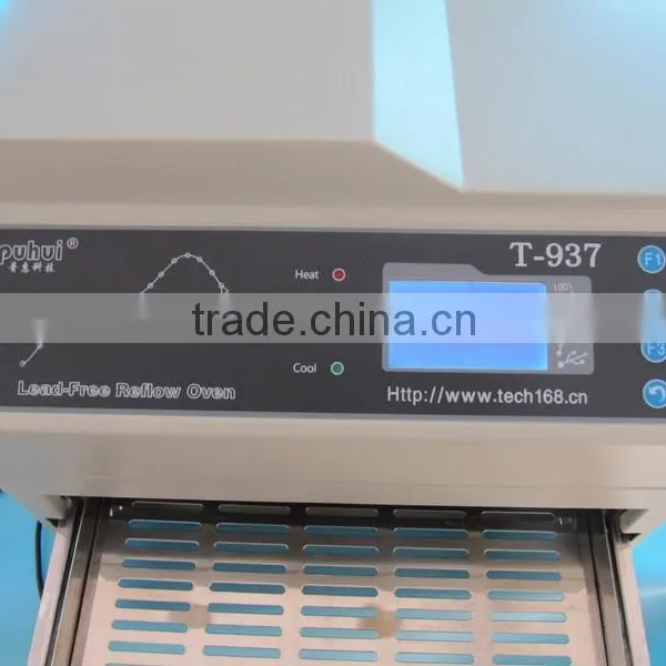New SMT Leadfree Reflow Oven T-937 From Taian Puhui, ir and Hot Air Oven photo-3