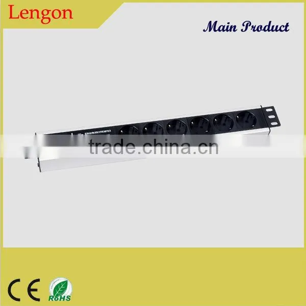 6 Ways German Type PDU With Light Switch