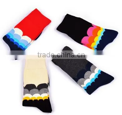 Fashion Popular Adult Unisex Woven Knitting Midcalf Cotton Sock photo-2
