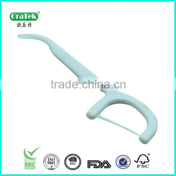 Nylon Thread and PP Handle Dental Tooth Picks