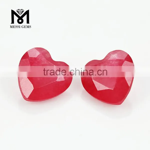 Loose Gemstone Sparkling Natural Unheated Red Heart Natural Gemstone photo-2
