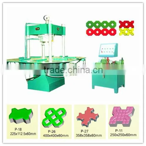 Manual Interlock Brick Machine/high-pressure Brick Press 850 Interlocks Making Machine photo-2
