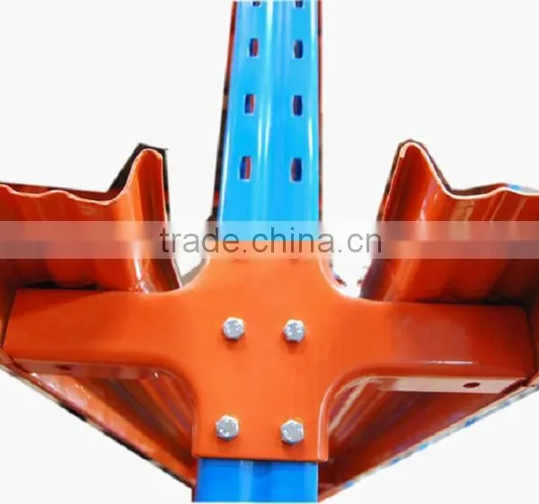 CE Blue and Orange Warehouse Drive in Pallet Rack System photo-4