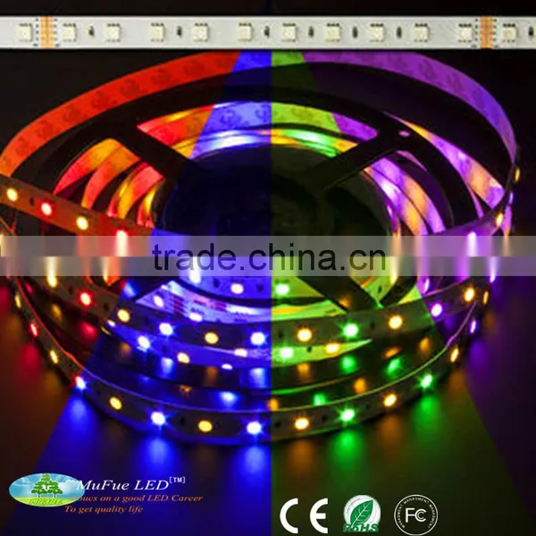 RGB+Amber DC12V 60LEDs RGBA 5050 LED Strip Light By Mufue photo-2