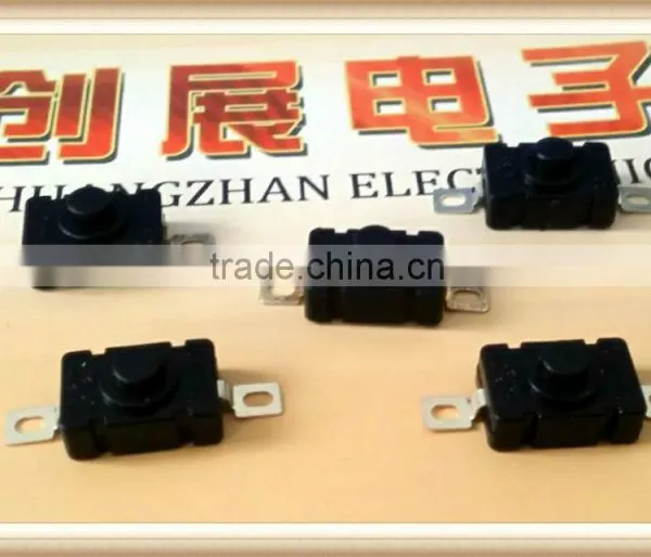 Flashlight Button Switch / Tail Switch / Central Switch / Self-locking Key Switch / ON-OFFswitch photo-3